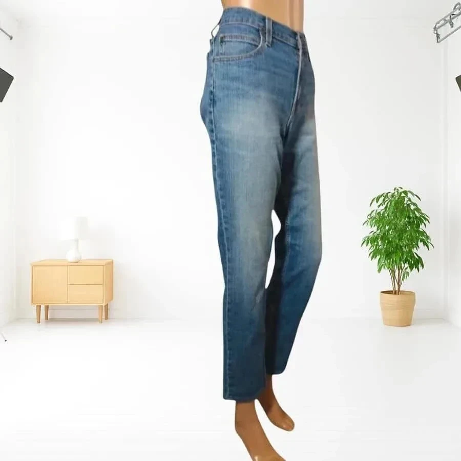 Lee premium model slim taper hoge taille medium, uitrekbaar – photo 7